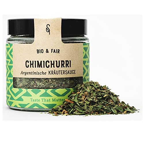 BIO Chimichurri Grillsaucen Gewürz - Premium Fairtrade SoulSpice Gewürzmischung für den...