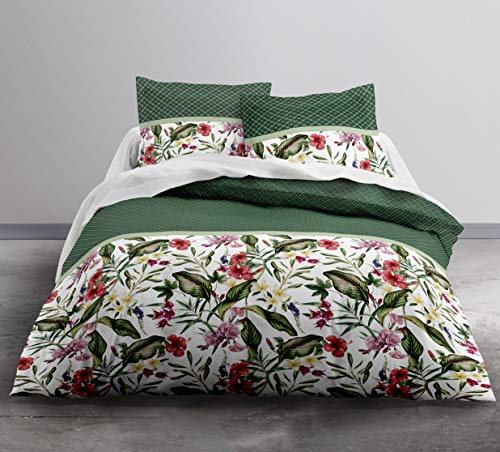 TODAY Yamatai Copripiumino, Verde, 240 x 220 cm