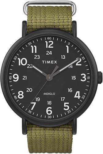 Timex Reloj Weekender XL para hombre, 43 mm