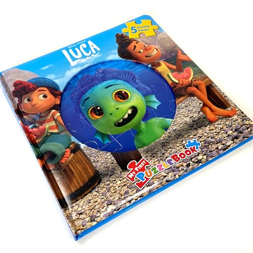 Disney / Pixar Luca My First Puzzle Book - Jigsaw Puzzles for kids, 10-page board book, 5 puzzles to enjoy - Image 3