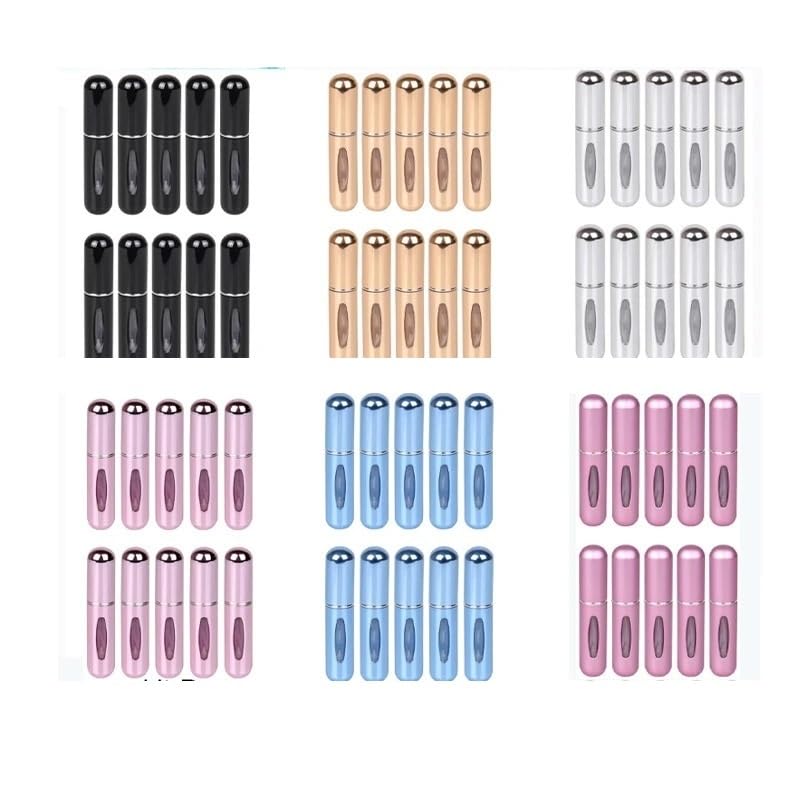 Vaporisateur Mini flacon pulvérisateur rechargeable portable de 5 ml avec revêtement en plastique(104-04X10)