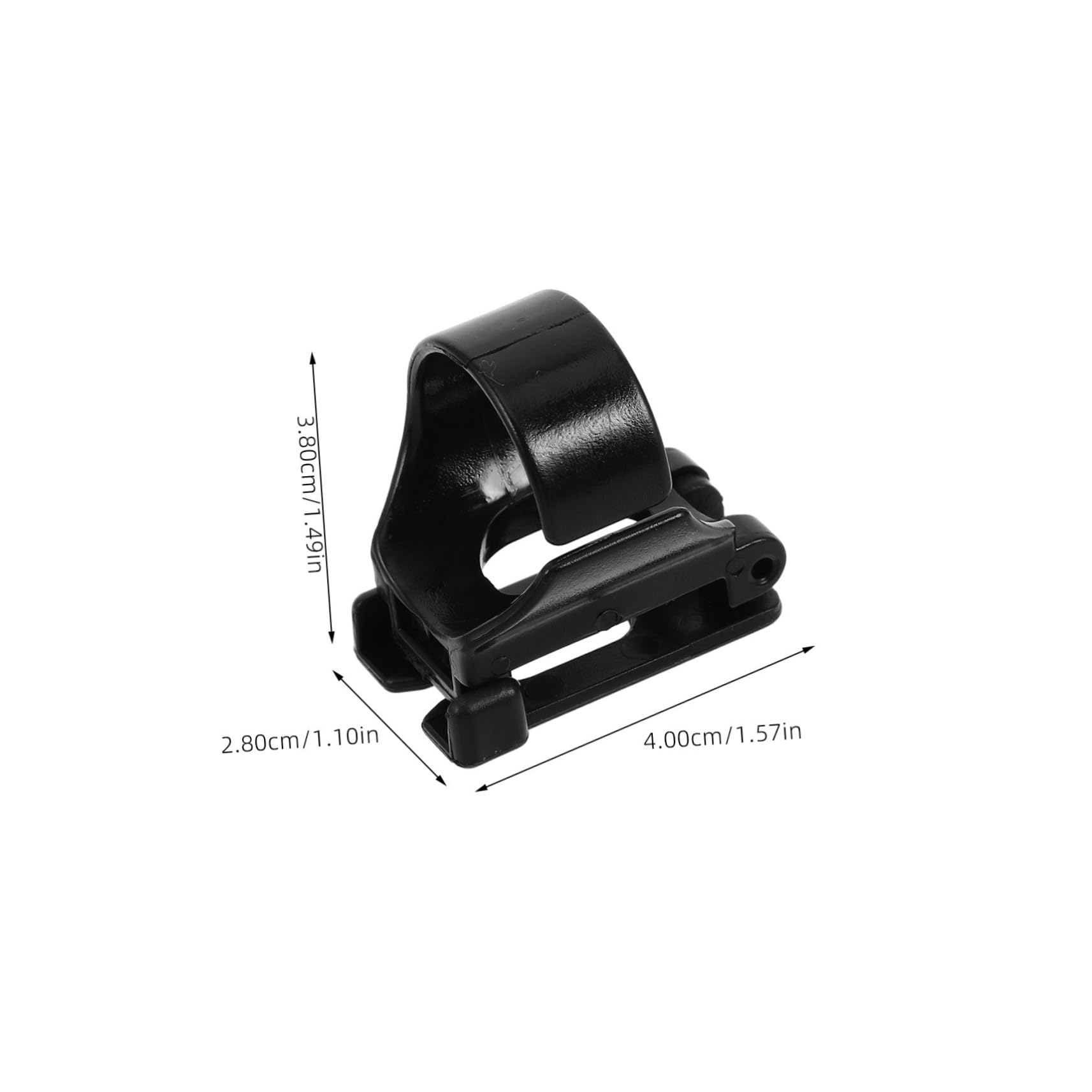 Mipcase Diving Snorkel Keeper Retainer Universal Plastic Snorkel Clip Snorkel Lanyard Clip Goggle Diving Buckle Snorkel Rebreather Replacement