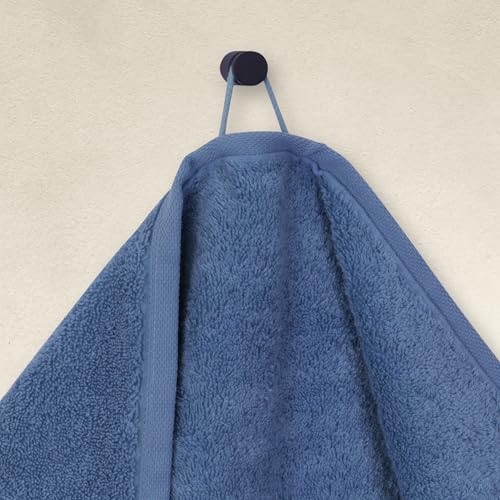 Möve Loft Seiftuch 30 x 30 cm aus 100% Baumwolle (Airspin), China Blue