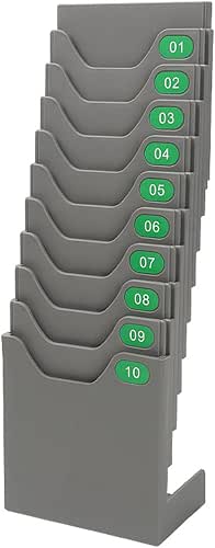 Expandable Time Card Holder Stand Organizers for Efficient Attendance Management