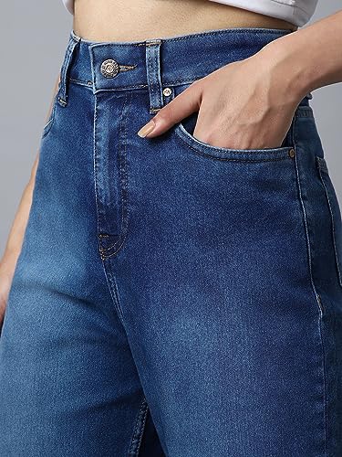 Image of HIGH Star Women's Regular Fit Mid Rise Jeans