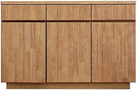 Amazon Co Jp キャビネット サイドボード リビング収納 北欧 幅1cm ナチュラル 完成品 シンプル モダン 壁面家具 ホーム キッチン