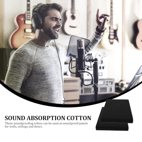 Yardwe 2 Sets Almohadillas de Aislamiento para Monitor de Alta Densidad para Reducción de Ruido Acústico para Sistemas de Audio y Grabación miniatura 3