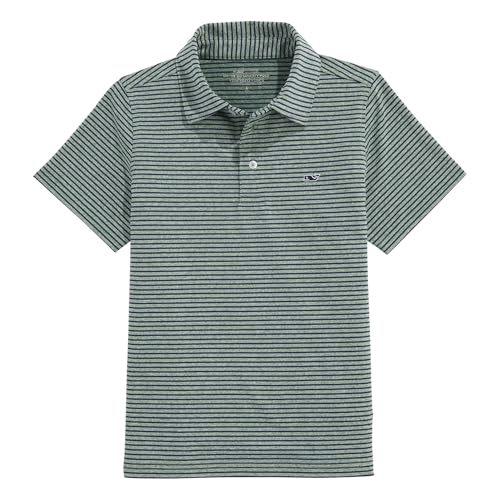 Image of Vineyard Vines Kids Bradley Stripe Sankaty Polo (Toddler /Little Kids /Big Kids)