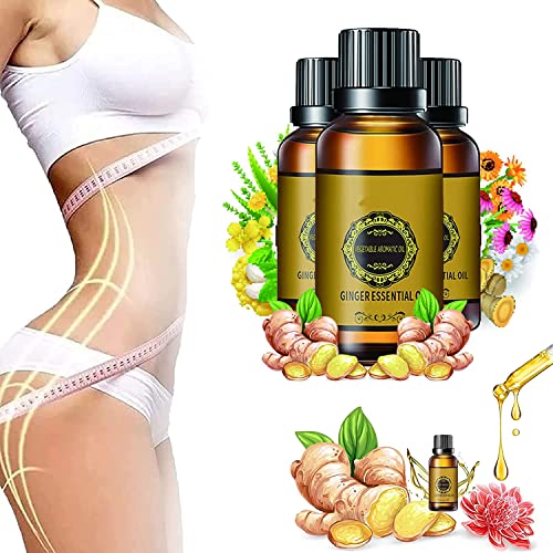 Image of Exomoon Belly Drainage Ginger Oil,Tummy Ginger Drainage Massage, Oil 30ml