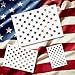 Koogel 3 Sizes 50 Star Stencil, Plastic Star Stencil Template for Flag DIY Drawing Painting Craft Projects, American Flag Projects
