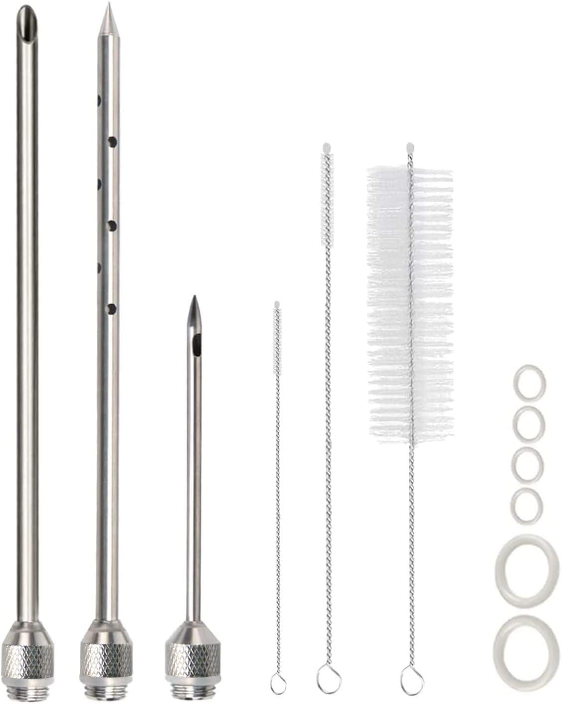 Amazon.com: 5pcs Meat Injector Needle for Barbecue Stainless Steel ...