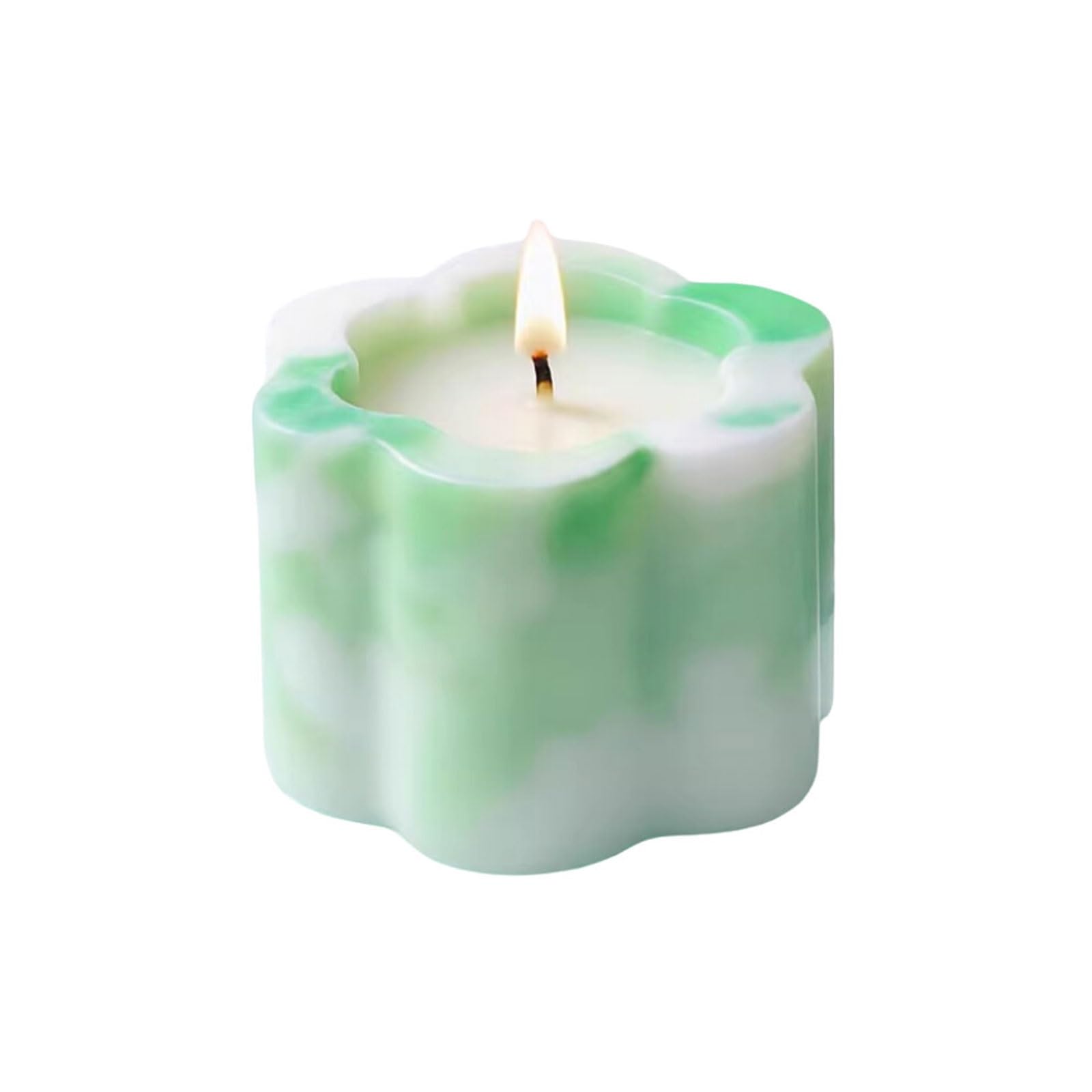 Fhvkrbtx Gr�N Scented Candle, Soy Wax Mini Aroma Candles 45 Hour Burn Time Multicolor 9Pcs Home Decor(Gr�N)