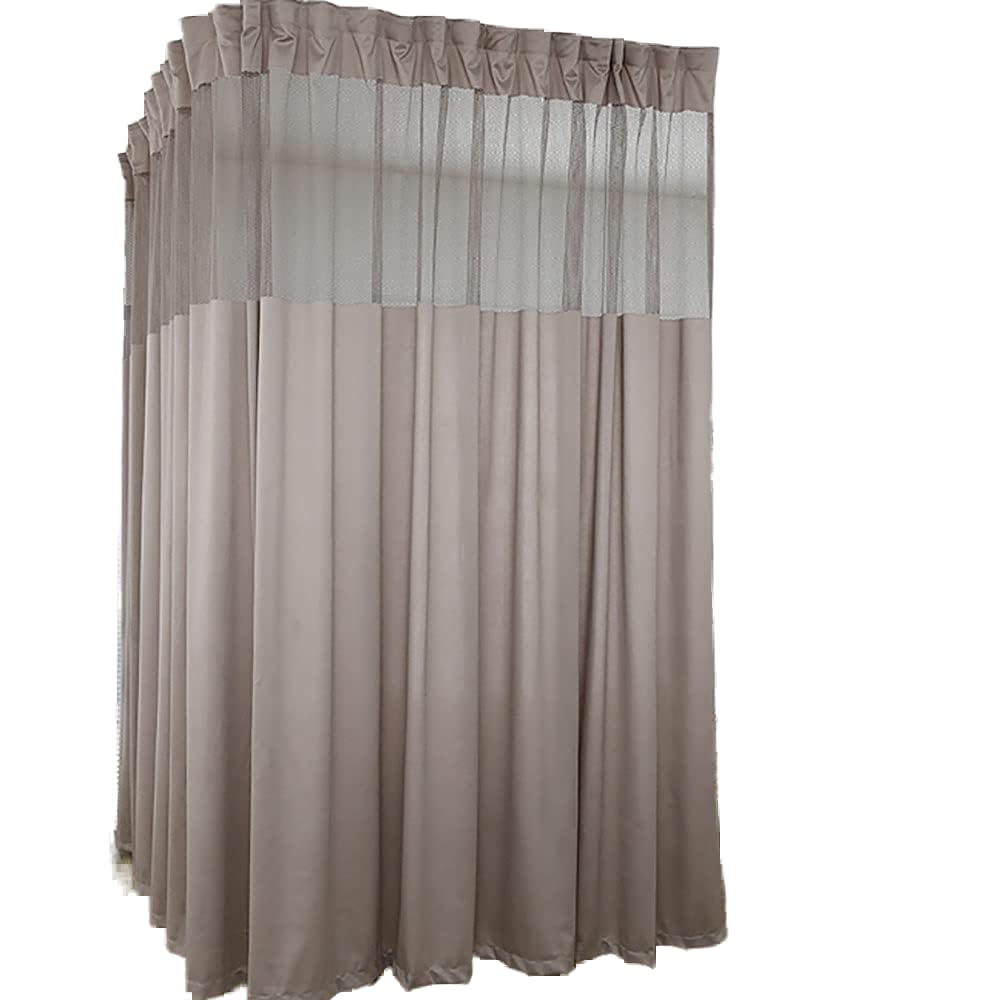 TTZ Hospital Curtain with Flat Hooks for Hospital Medical Clinic SPA Lab Cubicle Curtain Divider Privacy Screen ( Color : Grey, Size : 1(5ft Wide x 7ft Tall) )