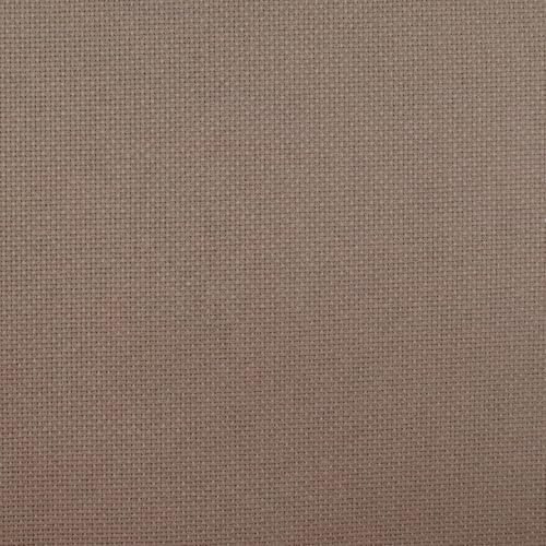 Image of KCS 16CT Counted Cotton Cross Stitch Aida Cloth Fabric (Coffee, 19 inch x 28 inch)
