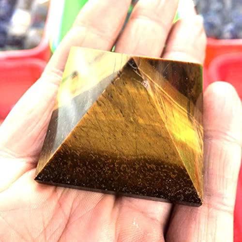 Pirámide de cristal de ojo de tigre natural - Piedra preciosa pulida