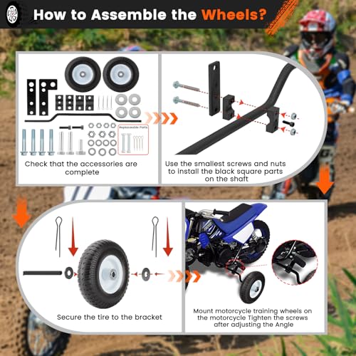 Image of Dirt Bike Training Wheels