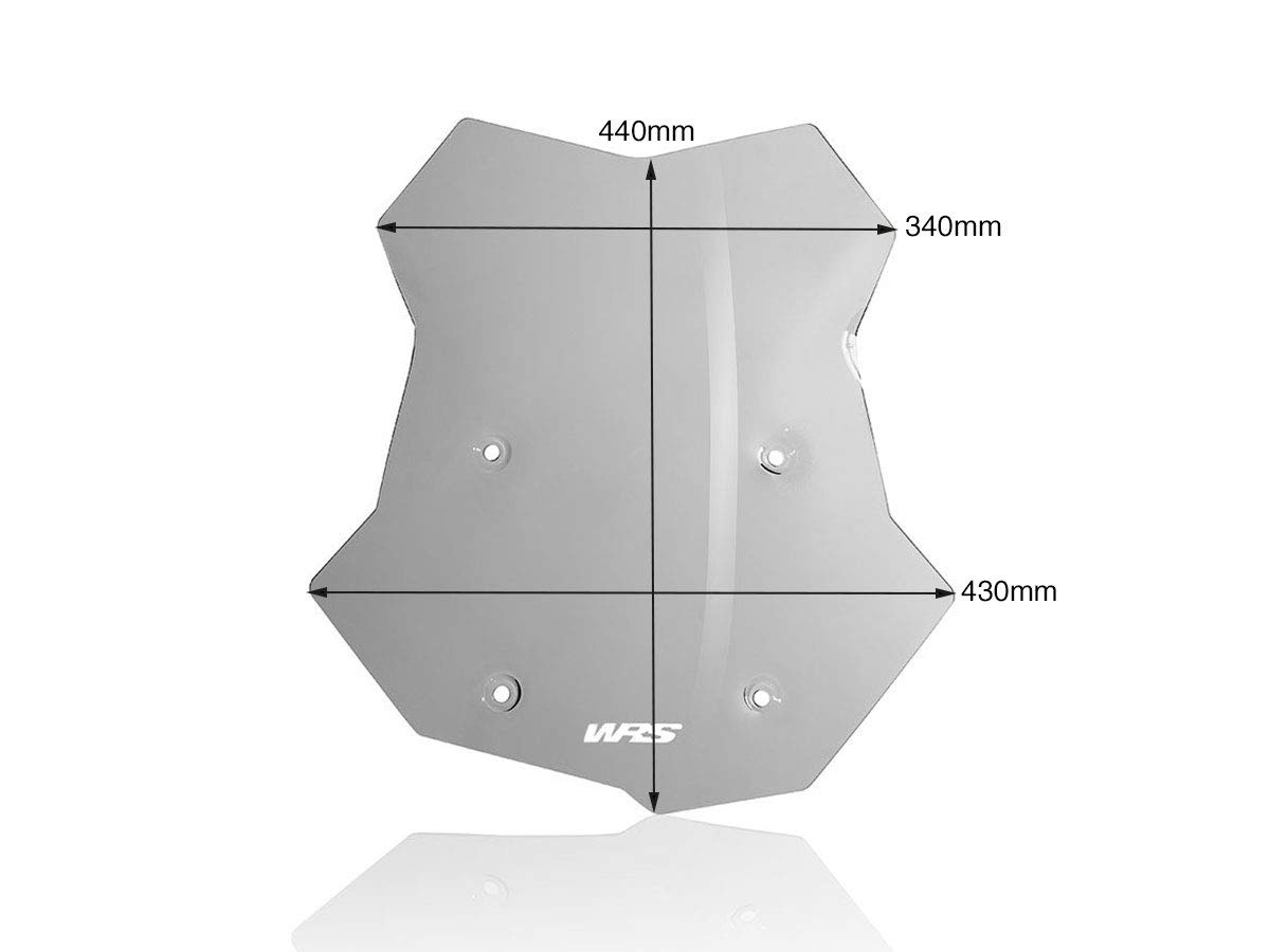 Amazon | WRS F850GS 2018-2019 ウィンドスクリーン CAPONORD スモーク