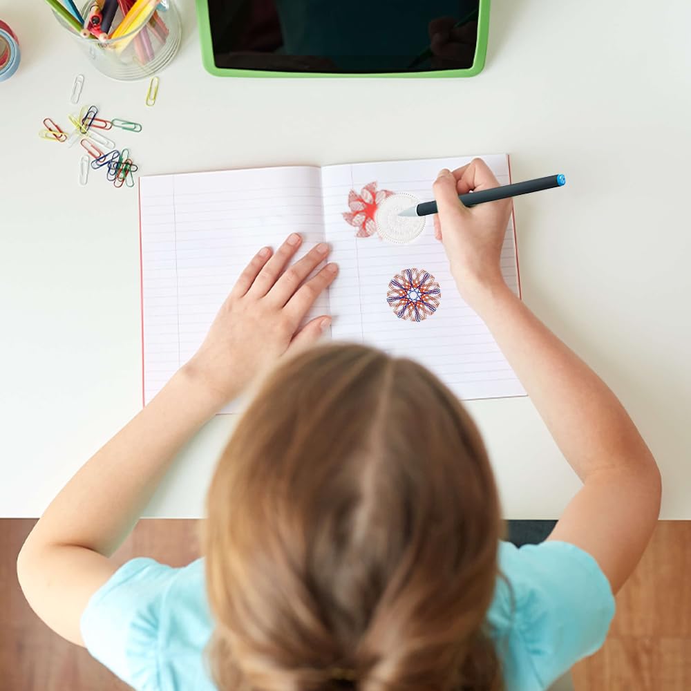 Spirograph Deluxe 45 Pièces - Jeu Créatif Enfant 8+ - Dessin Mandala - Cadeau Artistique
