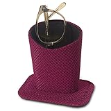 Holdie Eyeglass Holder Stand - No Plush, No Smudge, No Oil - Sturdy and Stable for Desk, Nightstand, Bedside - Find Your Glasses Right Away - Protect Your Eyeglasses [Gift-Ready Packaging]