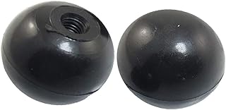 Lon0167 New 5mmx25mm Black Featured Plastic 25mm Diameter Reliable Efficacy Handgrip Ball Knob 2 Pcs(id:ac2 ea 54 592)