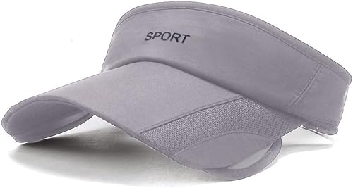 Miniatura 9 de Viseras solares para mujer con visera retráctil, visera de golf, protección UV, gorra de playa, tenis, correr, deporte, sombrero ajustable Blanco