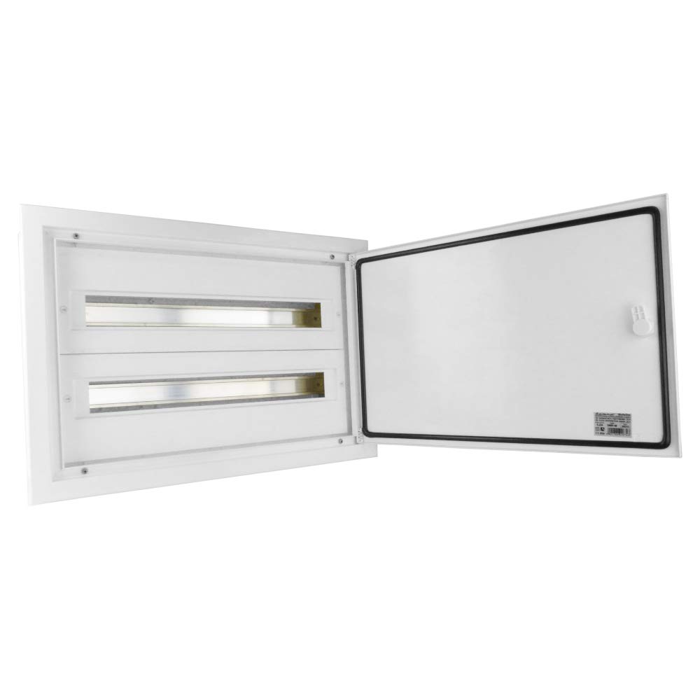 Verteilerkasten IP54 DARP-48 2x24 Unterputz Alutür Unterverteiler Sicherungskasten 9.224 E-P 6743