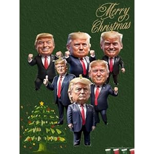 Trump Christmas Ornaments 2024, Trump Ornament 2024, Funny Trump Ornaments for Christmas Tree, Trump Pendant Christmas Decor-6pcs