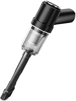 Cordless Car Vacuum Cleaner 120W Rechargeable Handheld Car Vacuum Cleaner with LED Light Car Home Office Interior Cleaning Color F