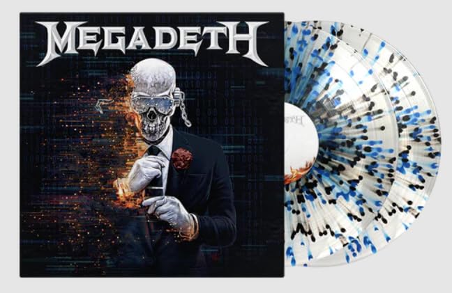洋楽 MEGADETH CyberArmy Exclusive Tracks CD + Amazon.com: Megadeth Crystal Black Blue Splatter Cyber Army