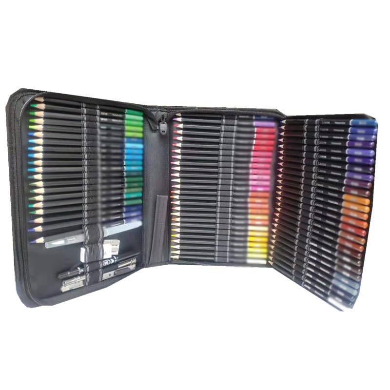 Juego de lápices de colores solubles en agua de 78 piezas para pintura artística 4