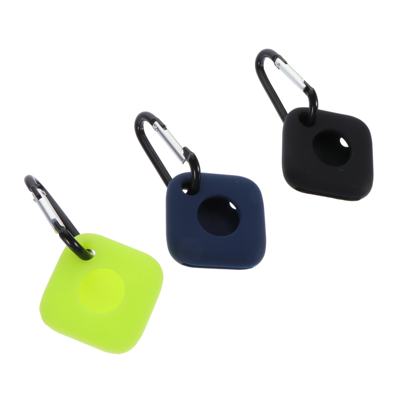 Lurrose 3pcs Silicone Keychain Cover for Tile Mate Shockproof Protective Case and Accessory for Tracker
