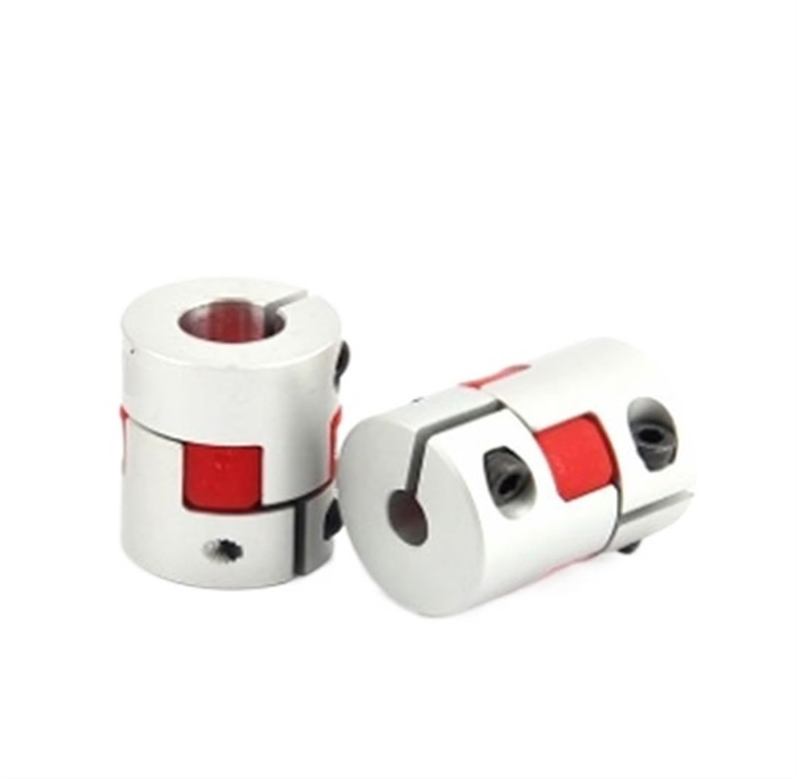 Rigid coupling,Stainless steel rigid coupling 1pcs D20L25 Coupler Aluminium Plum Flexible Shaft Plum Blossom Coupling Motor Connector Flexible Coupler(4mmX 8mm)