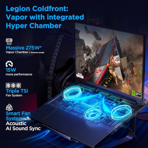 Image of Lenovo Legion Pro 7 2025 Intel Core Ultra 9 275HX| NVIDIA RTX 5070Ti 12GB (32GB RAM /1TB SSD /WQXGA OLED /240Hz /16(40.6cm) /Windows 11 /Office 2024+AI Now /Black /2.5Kg), 83F500D7IN AI Powered Gaming Laptop