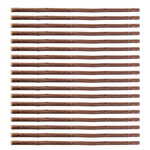 FONDOTIN Palitos de Artesanía de Madera Natural 25 CM 50 Unidades para Manualidades Decoración Rústica y Bricolaje Ramas de Madera Flotante para Proyectos Creativos y Arreglos DIY