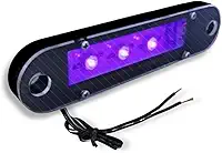 Farol 12v Luz Negra Profissional Deltrônica Lâmpada Led Uv