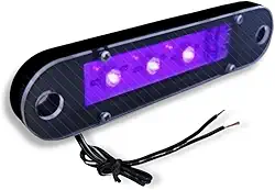 Farol 12v Luz Negra Profissional Deltrônica Lâmpada Led Uv