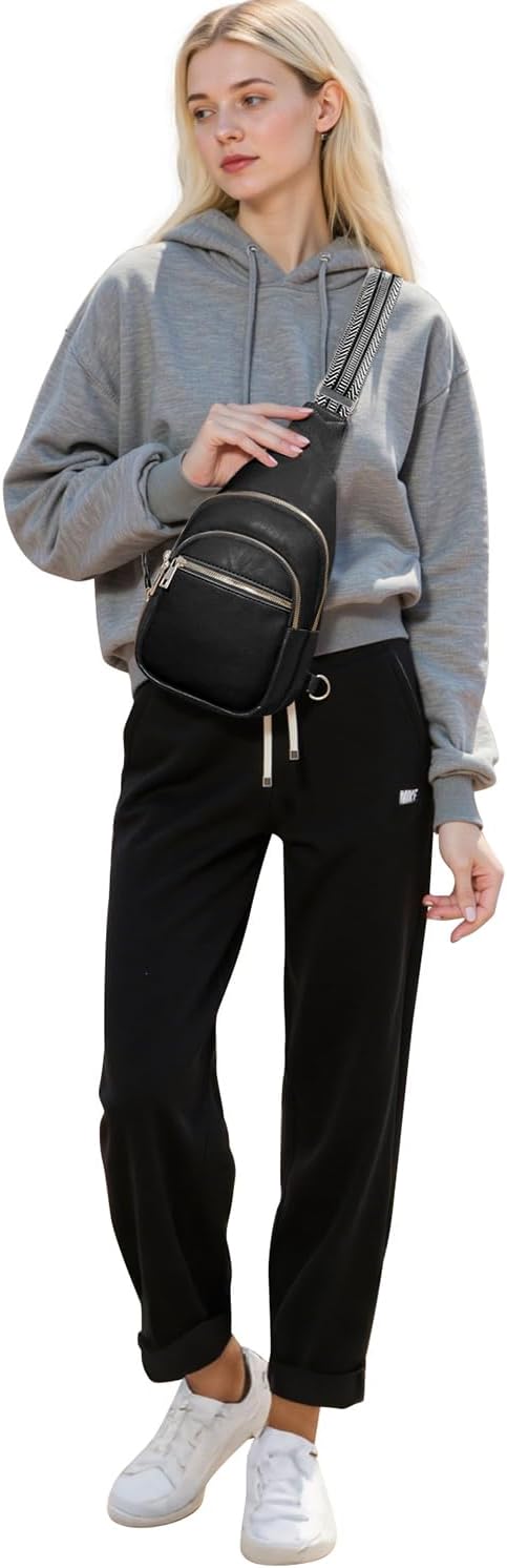 Small Leather Sling Bags for Women Fashion Crossbody Backpack Purse Sling Crossbody Bags - Image 7