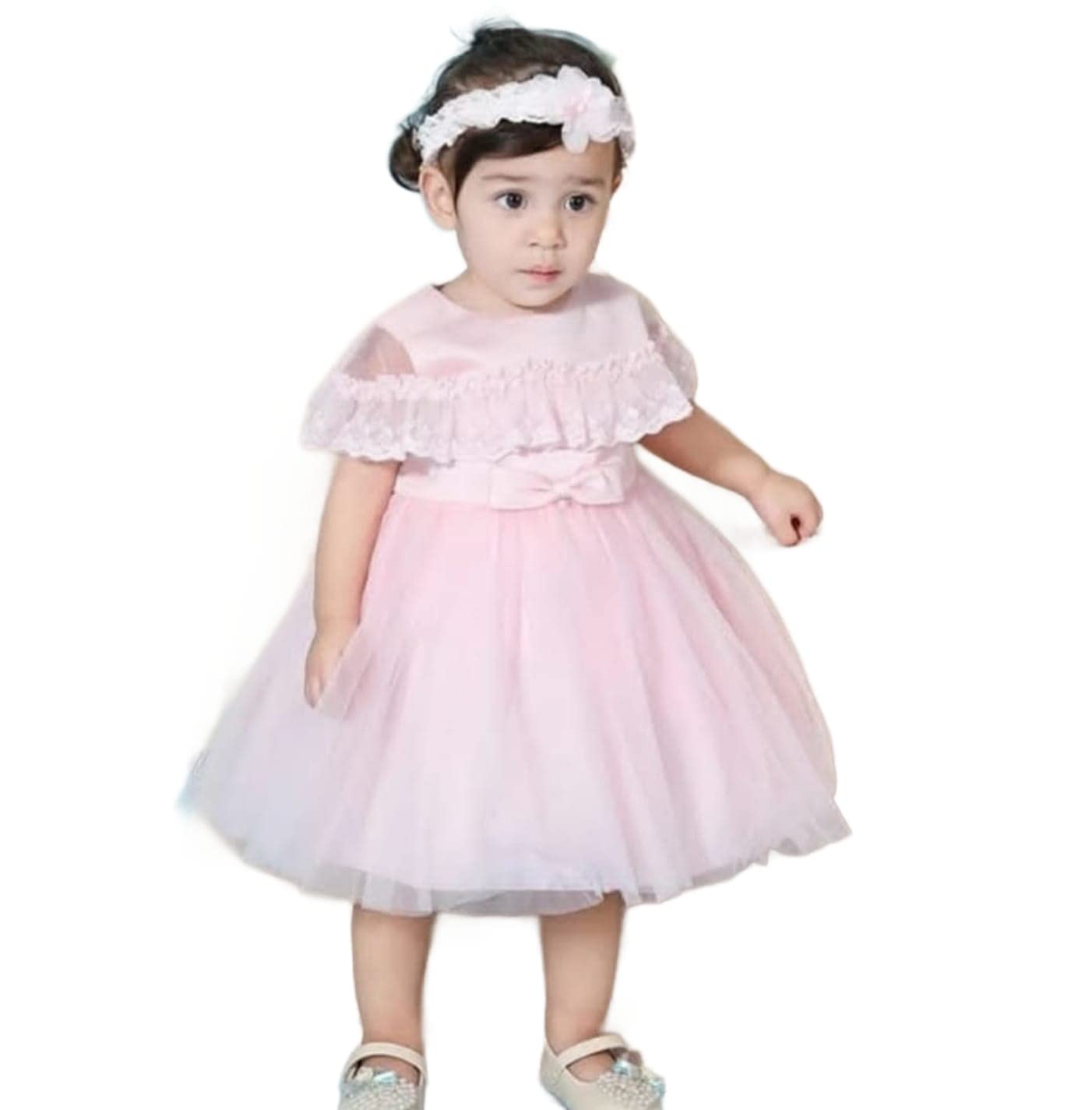 Agape Girl's Fit and Flare Knee Length A-line Dress