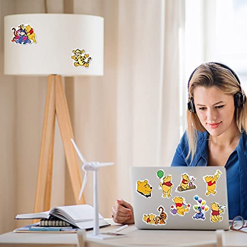 100pcs Anime Winnie The Pooh Adesivi da parete