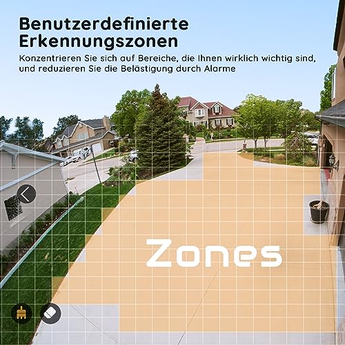 BOIFUN 2K Solar Überwachungskamera Aussen WLAN, Kabellos Akku Kamera Outdoor mit...