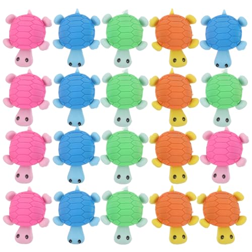 Mini Gommes Tortues pour École : Finies les Traces de Crayon sur vos Dessins