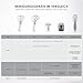 Clarisonic Cepillo de limpieza facial miafit Color Blanco, 1er Pack (1 x...