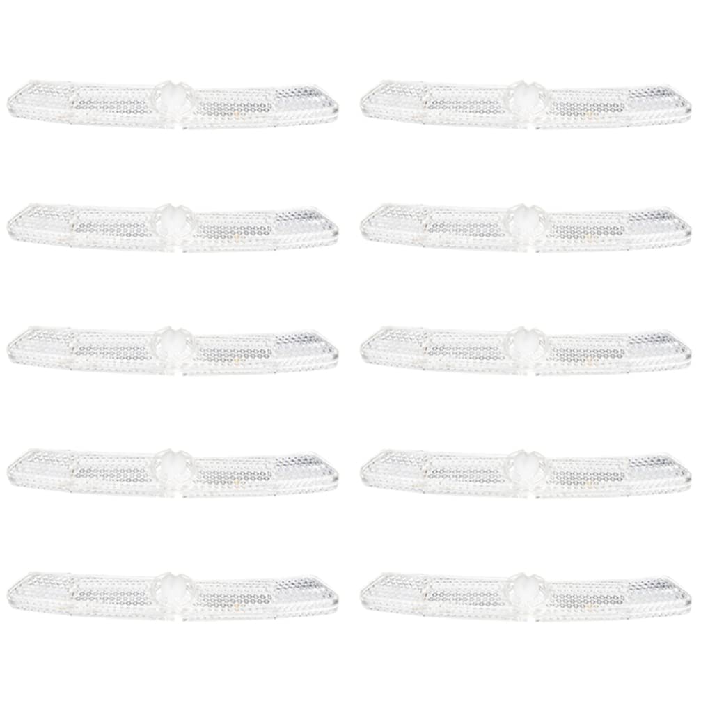 VANZACK 10Pcs Bicycle Wheel Spoke Night Safety Warning Reflectors Road Bike Tire Reflectors Bike Accessories