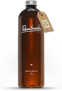 Roostmade - Organic Cutting Board Oil for Wood - 12 oz, Food Grade, Mine...