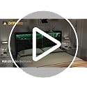 LED Queen Bed Frame with 2 Storage Drawers, Upholstered Bed Frame Queen Size with Headboard and Charging Station, No Box Spring Needed, Easy to Assembly-Light Grey