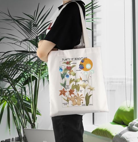 Bolsa tote de lona con diseño de anime miniatura 6