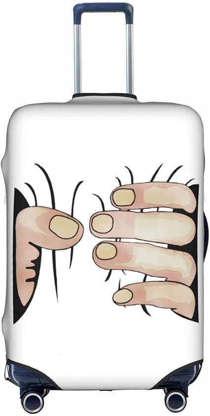 Amazon Co Jp スーツケースカバー キャリーカバー ラゲッジカバー 保護カバー 手をつかむ イラスト お荷物カバー キャリーバッグ カバー トランクカバー 防塵カバー 人気 おしゃれ 無地伸縮素材 キズ保護 汚れ防止 耐久性 弾力性 洗える 出張 旅行 ホーム キッチン