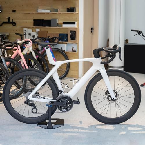 Soporte sobre suelo mountain bike con base de alta estabilidad para garaje y cobertizo 3