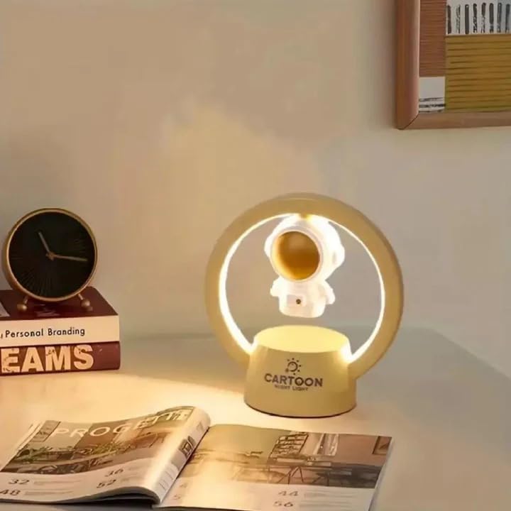 MACVL5 Astronaut Hanging Magnetic Night Light – Cartoon LED Wall Lamp for Bedroom & Gifting