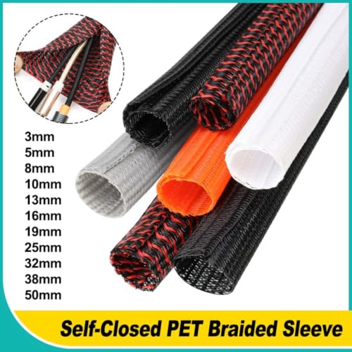 Funda aislada resistente al desgaste para proteger cables y arneses automotrices 8
